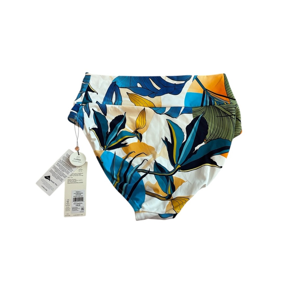 NWT CALIA Wide Banded High Rise Bikini Bottom - Picture 5 of 9